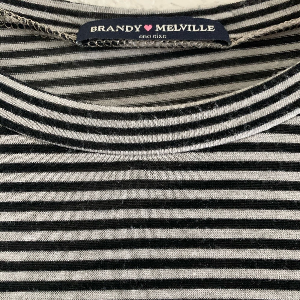 Brandy Melville Stripes T-shirt Dress One Size